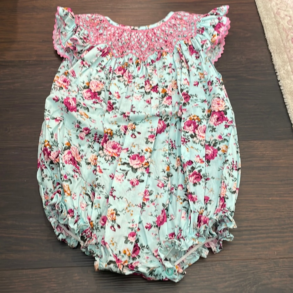 Smocked Polkadot Smock
